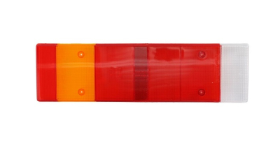 Sticla Stop spate lampa Iveco Daily, 04.1996-12.1998; Man L2000 1993-, M2000 1996-, spate, Stanga = Dreapta, 7-functii; Lungime: 460 mm; Inaltime: 125 mm; omologare: ECE