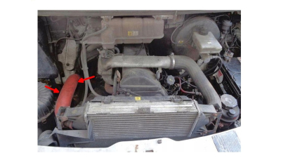Furtun intercooler, supraalimentare Iveco Daily 2002-2006, Daily 1999-2002, diametru 51/58 mm, silicon, BestAutoVest 3052PT-1