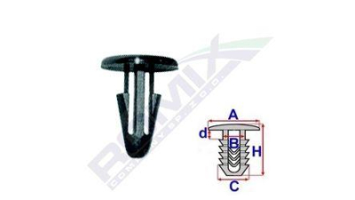 Clips fixare Nissan Almera, 96- Aftermarket 3058130