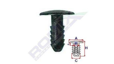 Clips fixare Vw Golf 2, 83- Aftermarket 3060142