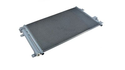 Condensator climatizare Fiat Multipla, 01.2005-06.2010, motor 1.9 mJTD, 88 kw; 1.9 JTD, 85 kw diesel, full aluminiu brazat, 570 (525)x335x17 mm, cu uscator si filtru integrat
