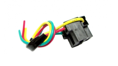 Mufa bec H4 cu cablu 20 cm , din plastic 