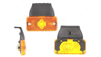 Lampa semnalizare Daf Lf, 2001-2006; Cf, 2001-2006; Xf, 02-10.2005; Cf, 2006-2013; Xf, 10.2005-, Stanga = Dreapta, Lungime: 110 mm; Inaltime: 50 mm; Adancime: 20 mm; W5W; portocaliu; fara suport becuri; cu suport; omologare: ECE/SAE, TYC