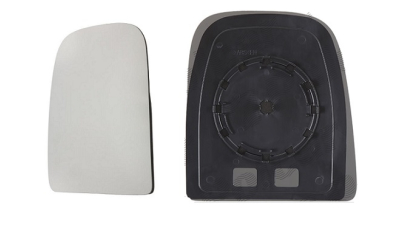 Geam oglinda exterioara cu suport fixare Iveco Daily, 05.2006-07.2014, Stanga, geam convex; cromat; superior; doar pentru oglinzi View Max, View Max