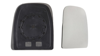 Geam oglinda exterioara cu suport fixare Iveco Daily, 05.2006-07.2014, Dreapta, geam convex; cromat; superior; doar pentru oglinzi View Max, View Max