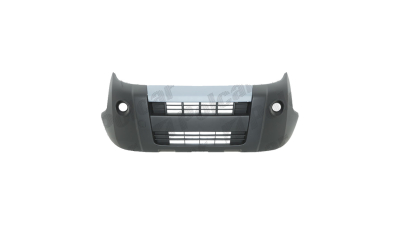 Bara fata Fiat Fiorino/Qubo 10.2007-, Grunduita, cu gauri pentru proiectoare, cu ornamente bara culoare gri, 