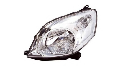 Far Citroen Nemo (Aa), Fiat Fiorino/Qubo, Peugeot Bipper, 10.2007-, Electric, tip bec H4, omologare ECE, cu motoras, 1353197080; 6205AY, Dreapta