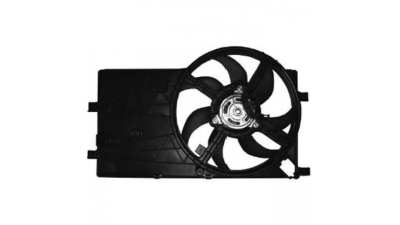 GMV radiator electroventilator Peugeot Bipper 2007-, Citroen Nemo, 2007-, Motorizare 1, 4 I 8v 54kw; 1, 4 Hdi 50kw Benzina/Diesel, tip climatizare fara AC, cutie Manuala, dimensiune 190W/390mm, 2+2 pini, cu rezistor, plastic, Aftermarket
