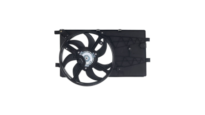 GMV radiator electroventilator Peugeot Bipper 2007-, Citroen Nemo, 2007-, Motorizare 1, 3 Hdi 55kw; 1, 4 Hdi 50kw Diesel, tip climatizare cu AC, cutie Manuala, dimensiune 350W/390mm, 2+2 pini, cu rezistor, plastic, Aftermarket