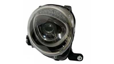 Far FIAT 500, 07.2015-, partea Dreapta, TYC, lumina drum; H7+PY24W; electric; cu motor; halogen