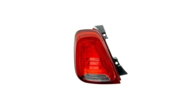 Stop spate lampa FIAT 500, 07.2015-, partea stanga, TYC, tip bec P21/5W+PY21W; fara soclu bec ; cu banda acoperire, model CABRIO