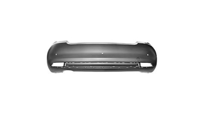Bara spate Fiat 500 (312), 07.2015-, parte montare grunduita, cu 3 gauri senzori parcare, 30A296-1, Aftermarket