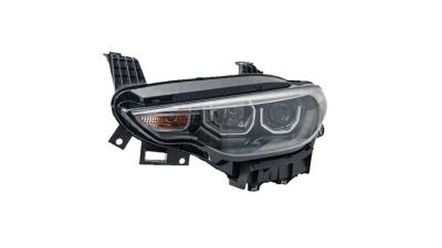 Far FIAT TIPO, 02.2019-, partea Dreapta, MAGNETI MARELLI, cu 'lumina timp de zi' tip LED; H7+H7+LED; electric; janta neagra; cu becuri; halogen
