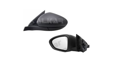 Oglinda usa exterioara Fiat Tipo, 04.2016-, partea Stanga, reglare electrica; carcasa neagra; incalzit; sticla convexa; geam cromat; 8 gauri / 5 pini, View Max