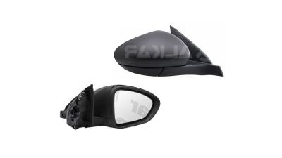Oglinda usa exterioara Fiat Tipo, 04.2016-, partea Dreapta, reglare electrica; carcasa neagra; incalzit; sticla convexa; geam cromat; Senzor de temperatura; 8 gauri / 7 pini, View Max