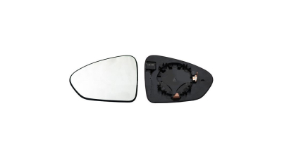 Geam oglinda exterioara cu suport fixare Fiat Tipo, 04.2016-, Stanga, incalzita; geam convex; cromat, View Max