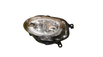Far Fiat 500l (330), 05.2017-, fata, Dreapta, far faza lunga; cu LED daytime running light; H7+LED+WY21W; manual; cu becuri; AL (Automotive Lighting)