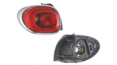 Stop spate lampa Fiat 500l (330), 01.2013-, spate, Stanga, TREKKING, LED+P21/5W+P21W; cu suport becuri, TYC