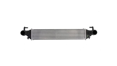 Intercooler Jeep Renegade, 07.2014-, motor 1.4 Multiair, benzina, 1.6 MultiJet, 2.0 MultiJet, diesel, cutie manuala, cu/fara AC, aluminiu brazat/plastic, 580x112x62 mm, priza conectare Rapida stanga, 