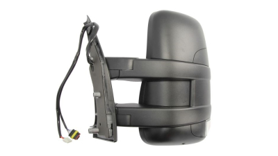 Oglinda usa exterioara Iveco Daily, 09.2011-07.2014, partea Stanga, reglare electrica; incalzit; scurt; sticla convexa; geam cromat; Senzor de temperatura; cu Lucas, Aftermarket