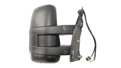 Oglinda usa exterioara Iveco Daily, 09.2011-07.2014, partea Dreapta, reglare electrica; incalzit; scurt; sticla convexa; geam cromat; cu Lucas; Cu radio, Aftermarket