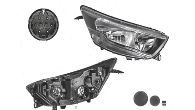 Far Iveco Daily, 07.2014-, fata, Dreapta, cu daytime running light; H1+H7+W21W+W5W; electric; fara motoras, TYC