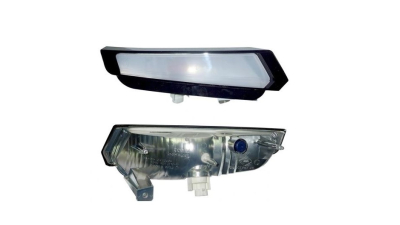 Lampa semnalizare fata IVECO DAILY, 07.2014-, DEPO, fata, partea dreapta, tip bec PY21W; janta neagra; cu mufa bec;