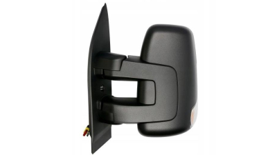 Oglinda exterioara Iveco Daily, 07.2014-, Stanga, reglare manuala; texturat; scurt; geam convex; cromat; senzor temperatura; 4 pini; cu semnalizare, View Max