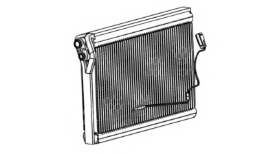 Evaporator aer conditionat, IVECO DAILY, 2014- motor 2,3 TD, 3,0 TD, aluminiu/ aluminiu brazat, 182x305x40 mm, 