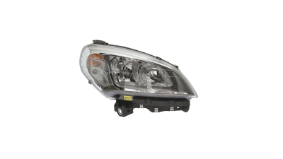 Far Fiat Doblo (263), 01.2015-, partea Dreapta, electric, cu motoras, tip bec H7+H7, cu lumini de zi, cu becuri, Magneti Marelli