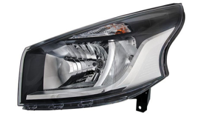 Far Fiat Talento, 06.2016-, partea Dreapta, tip bec H4, cu lumini de zi, cu motoras, Hella