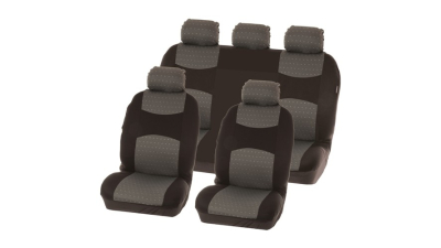 Huse scaune Audi A4 1999- set huse auto fata si spate Chicago Grey