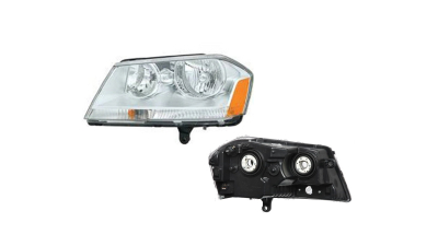 Far DODGE AVENGER (JS), 03.2008-12.2013 model SE, SXT, partea Stanga, TYC, Tip=USA; tip bec HB3+HB4; element reflectorizant argintiu; halogen