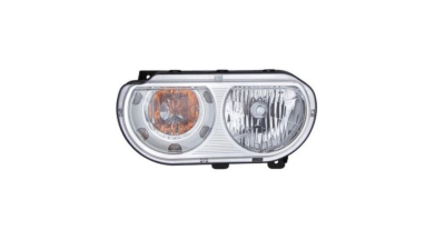 Far DODGE CHALLENGER, 02.2008-10.2014, partea Stanga, TYC, Tip=USA; tip bec H13+PY27/7W; manual; halogen