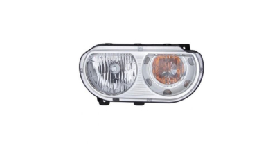 Far DODGE CHALLENGER, 02.2008-10.2014, partea Dreapta, TYC, Tip=USA; tip bec H13+PY27/7W; manual; halogen