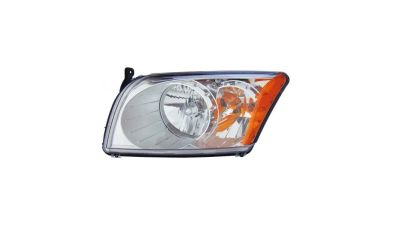 Far DODGE CALIBER (PK), 06.2006-03.2013, DEPO, fata, partea stanga, Tip=USA; tip bec H13+PY27/7W; manual; Omologare: SAE;