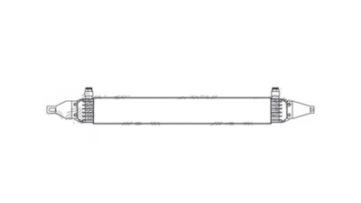 Radiator racire ulei motor, termoflot Dodge Caliber, 06.2006-2012, motor 2.0, 115 kw, 2.4, 126 kw, benzina, cv automata, 584x75x23 mm, racitor transmisie, din aluminiu