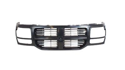 Grila masca radiator Dodge Nitro (Kj), 09.2007-11.2011, Fata, cu rama neagra, Aftermarket