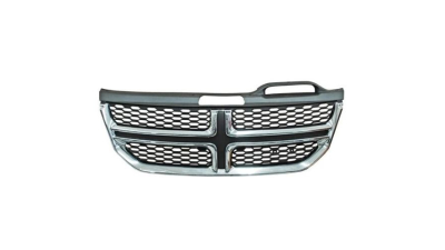 Grila masca radiator Dodge Journey (Jc), 2011-2016, Fata, cromat/negru, Aftermarket
