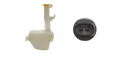 Rezervor spalator parbriz Chrysler TownCountry, 01.2008-, Dodge Grand Caravan, 09.2007-12.2010, modele cu motor spalare faruri, cu pompa sprit parbriz, fara senzor nivel lichid (cu gaura pentru senzor)