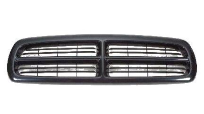 Grila radiator Dodge Dakota, 01.1997-12.2004, DURANGO, 01.97-01.04, negru, 55056092, 316005-1