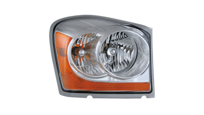 Far Dodge Durango, 01.2006-01.2007, Dreapta, tip bec H13, SAE, varianta SUA, culoare argintiu mat,marca Vision, 55077720AE, 