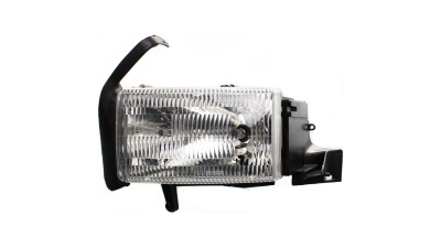Far Dodge Ram, 01.1994-12.2001 fara versiunea sport, Stanga, tip bec Hb1, cu suport becuri, SAE, BestAutoVest, 55054781AF, 