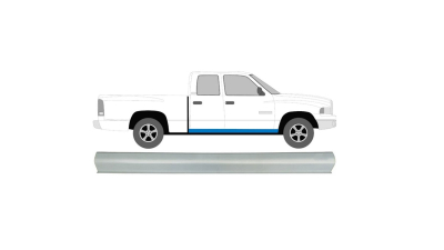 Piesa de reparatie prag Dodge Ram, 01.2002-01.2006, partea Stanga=Dreapta, inferior; Lungime 2000 mm, Aftermarket