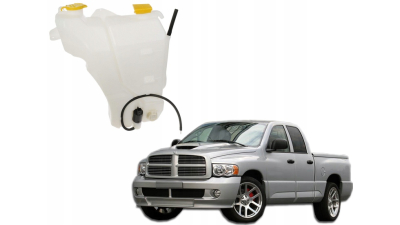 Rezervor spalator parbriz Dodge Ram, 01.2002-01.2006, fara pompa sprit parbriz, fara senzor nivel lichid (cu gaura pentru senzor)