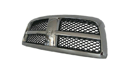 Grila masca fata Dodge Ram (Ds/Dj), 09.2008-2011, fata, cu rama crom; negru; complet; honey comb
