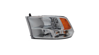 Far DODGE RAM (DS/DJ), 09.2008-, partea Stanga, Taiwan, Tip=USA; tip bec H11+HB3+PY27/7W; manual; halogen;