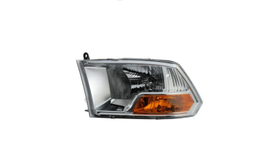 Far DODGE RAM (DS/DJ), 09.2008-, partea Stanga, TYC, Tip=USA; tip bec H13+PY27/7W; manual; halogen;