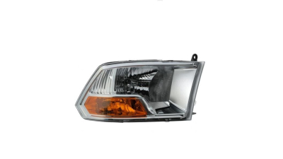 Far DODGE RAM (DS/DJ), 09.2008-, partea Dreapta, TYC, Tip=USA; tip bec H13+PY27/7W; manual; halogen;