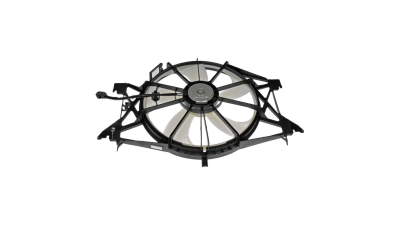 GMV radiator electroventilator Dodge Ram, 2008-2013 (Motorizare 3, 7 V6 160kw; 4, 7 V8 230kw; 5, 7 V8 290kw); Ram 1500 2012- 3, 6 V6 227kw Benzina, dimensiune 500mm; cu 2 pini, fara rezistormm, Aftermarket